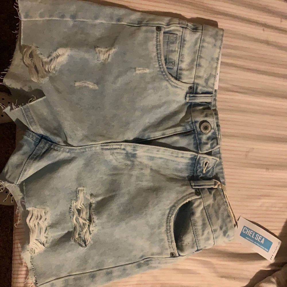 High rise shorts